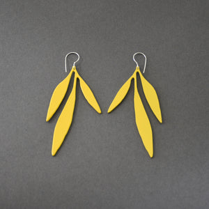 Branch Earrings - Medium, Yellow
