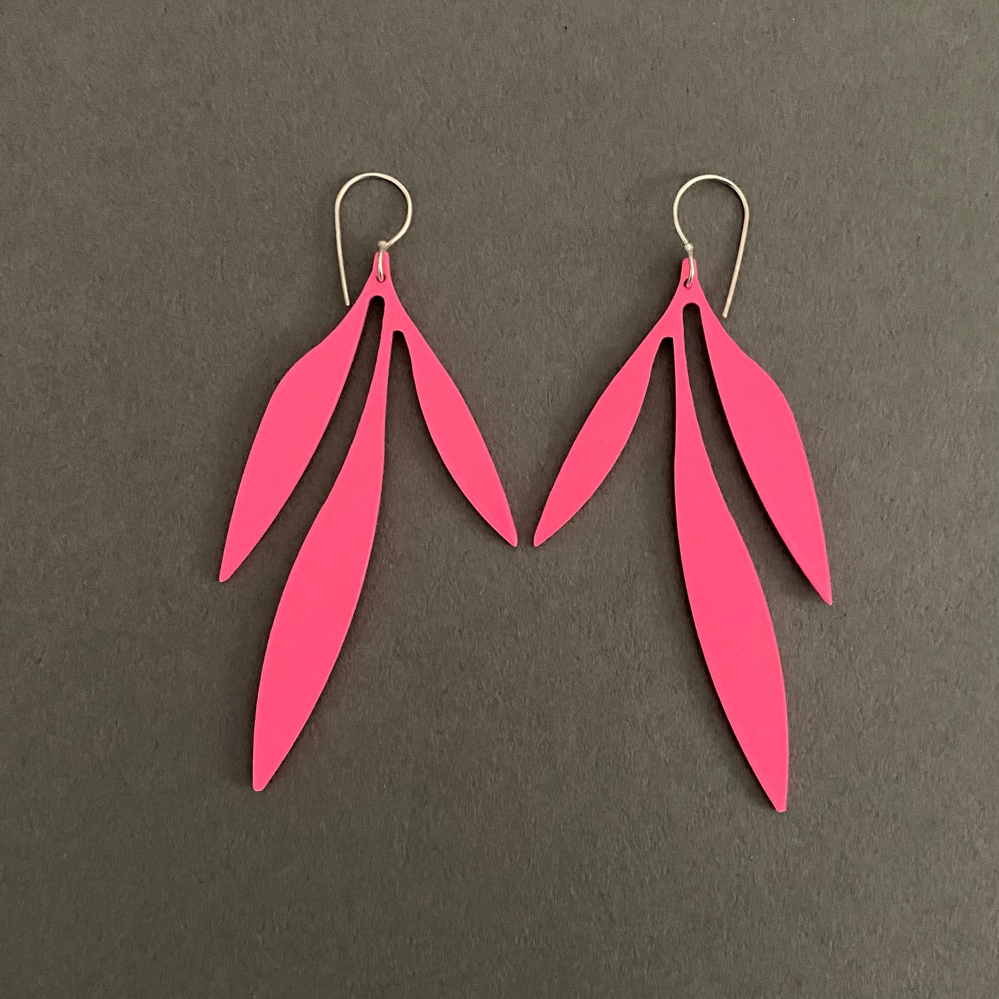 Branch Earrings - Medium, Sassy Pink