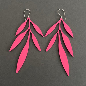 Branch Earrings - Large, Sassy Pink